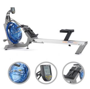 E316-First-Degree-Wasser-Ruder First Degree Fitness E316 Rower Seitenansicht und Details